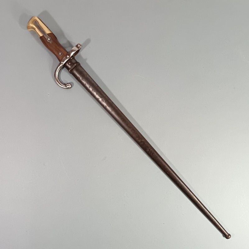 BAIONNETTE POUR FUSIL GRAS FRANCAIS MODELE 1874 AU MEME NUMERO MANUFACTURE D'ARMES DE ST ETIENNE JANVIER 1880