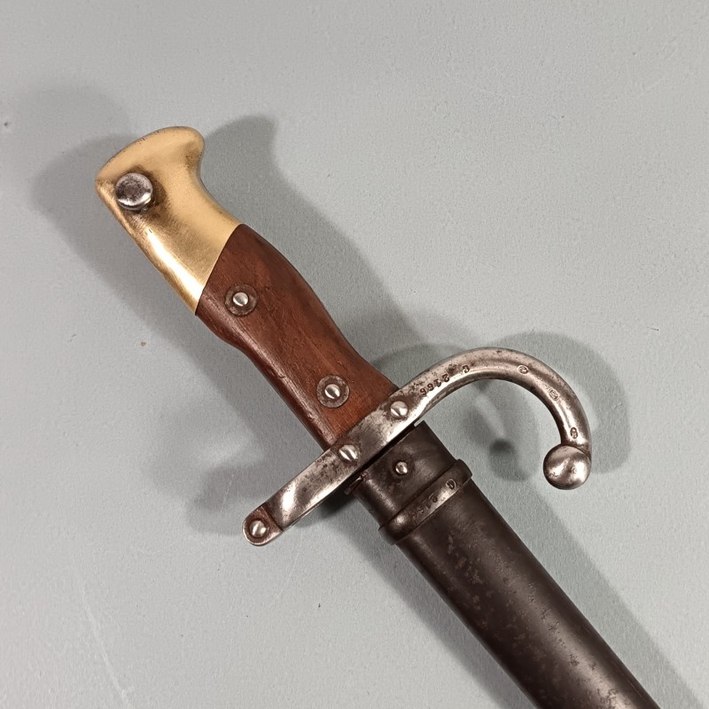 BAIONNETTE POUR FUSIL GRAS FRANCAIS MODELE 1874 AU MEME NUMERO MANUFACTURE D'ARMES DE ST ETIENNE JANVIER 1880
