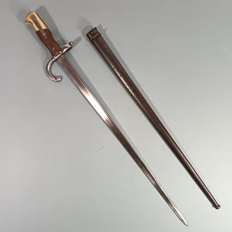 BAIONNETTE POUR FUSIL GRAS FRANCAIS MODELE 1874 AU MEME NUMERO MANUFACTURE D'ARMES DE ST ETIENNE JANVIER 1880