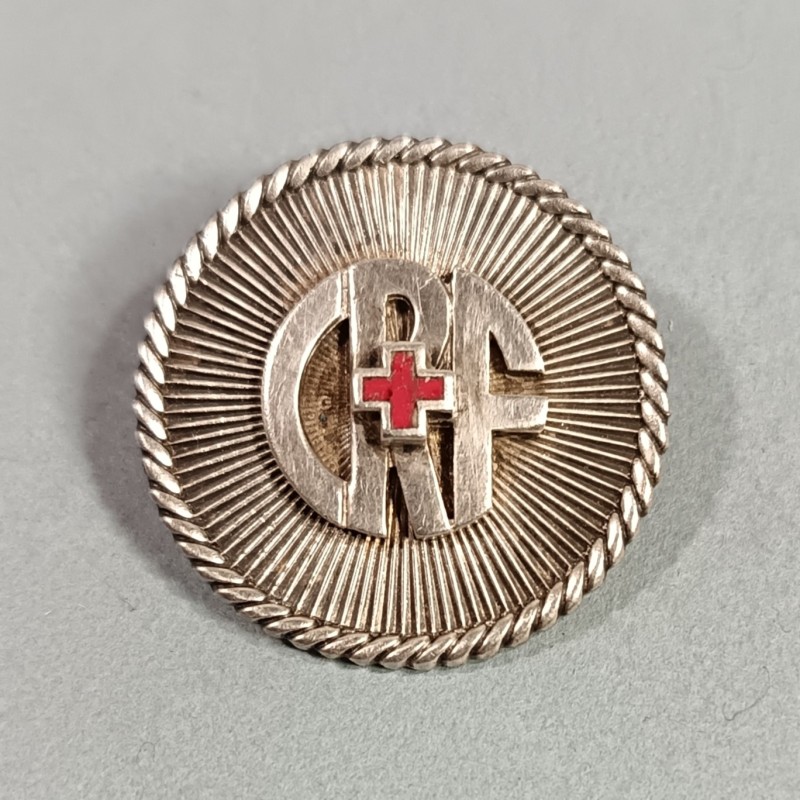 ENSEMBLE INSIGNES INFIRMIERE CRF CROIX ROUGE FRANCAISE INSIGNE EN ARGENT VAN CLEFF & ARPELLS
