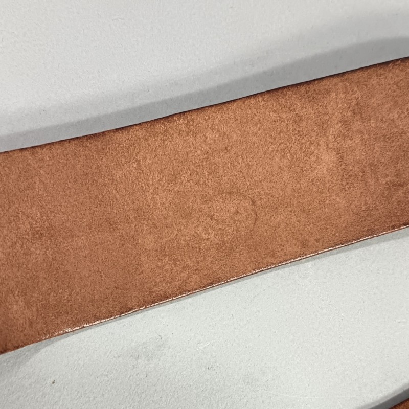 CEINTURON EN CUIR MARRON MODELE SOC SOUS OFFICIER BOUCLE LAITON TAMPONNE DES ANNES 1920 WW1 ET WW2