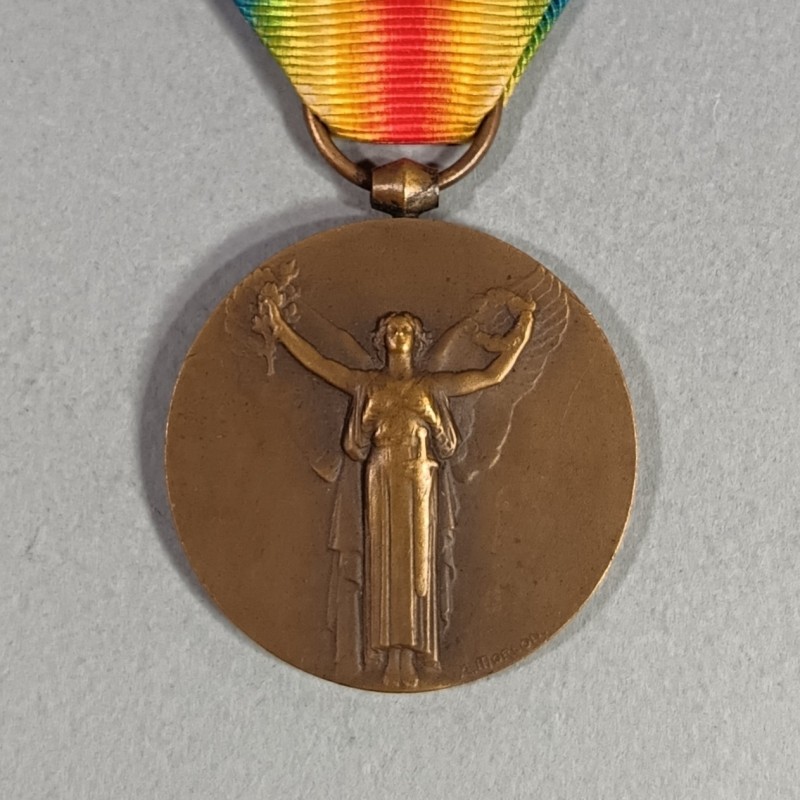 MEDAILLE INTERALLIEE DE LA VICTOIRE DE LA GRANDE GUERRE 1914-1918 GRAVEUR A. MORLON