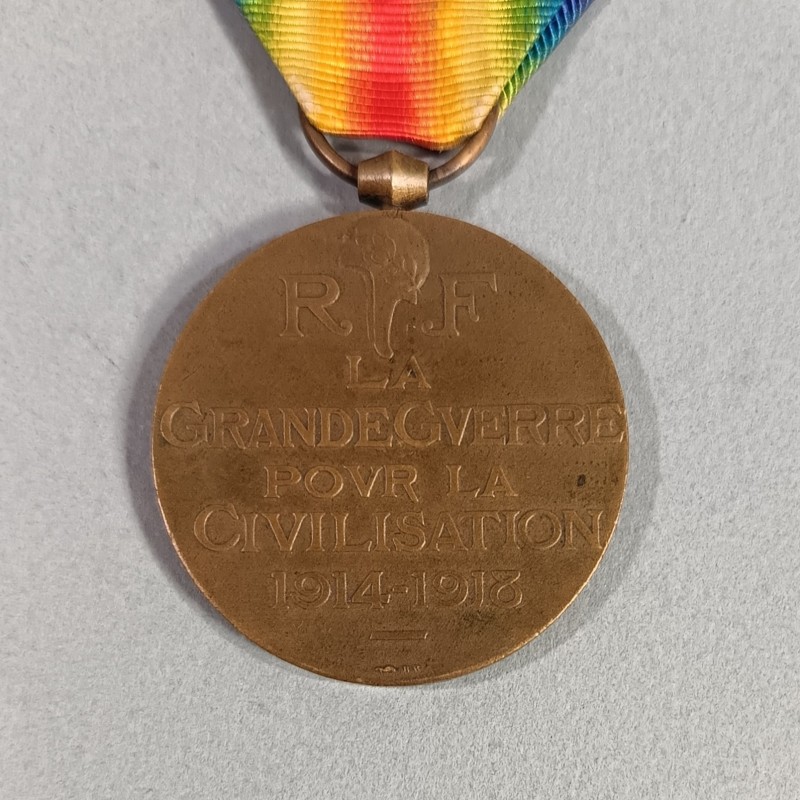 MEDAILLE INTERALLIEE DE LA VICTOIRE DE LA GRANDE GUERRE 1914-1918 GRAVEUR A. MORLON