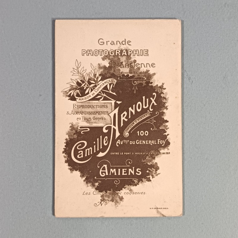 PHOTO CDV D'UN SOLDAT DU 57 ème REGIMENT D'INFANTERIE DE LIGNE VERS 1900 TROISIEME REPUBLIQUE ET GUERRE 1914 1918