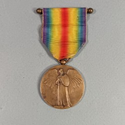 FRANCE MEDAILLE INTERALLIE DE LA VICTOIRE GRAVEUR PAUTOT-MATTEI LA GRANDE GUERRE POUR LA CIVILISATION 1914 1918