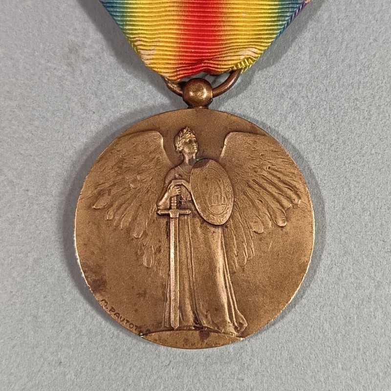 FRANCE MEDAILLE INTERALLIE DE LA VICTOIRE GRAVEUR PAUTOT-MATTEI LA GRANDE GUERRE POUR LA CIVILISATION 1914 1918