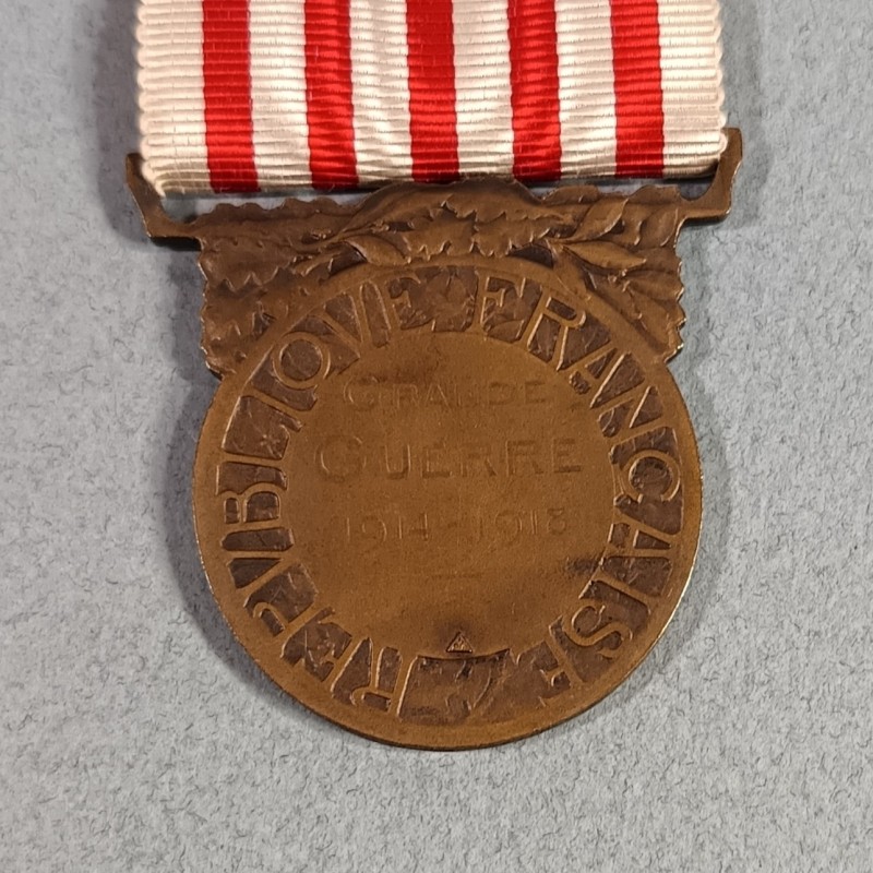 FRANCE MEDAILLE COMMEMORATIVE DE LA GRANDE GUERRE 1914-1918 ANCIENS COMBATTANTS