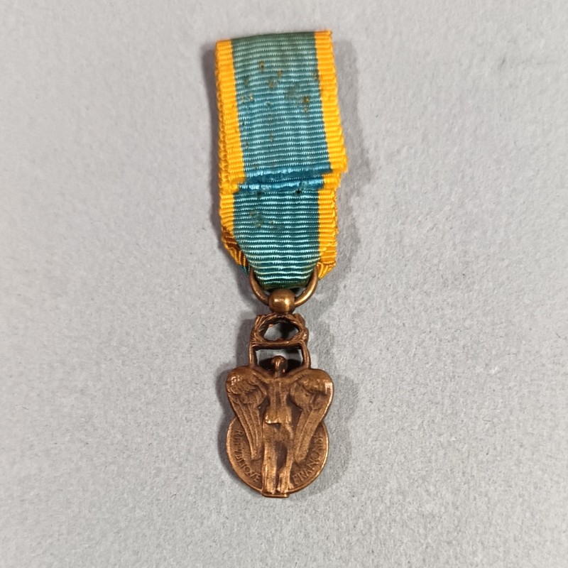 FRANCE REDUCTION DE LA MEDAILLE DE CHEVALIER DU MERITE SPORTIF CLASSE BRONZE 1956 - 1963 PREMIER TYPE