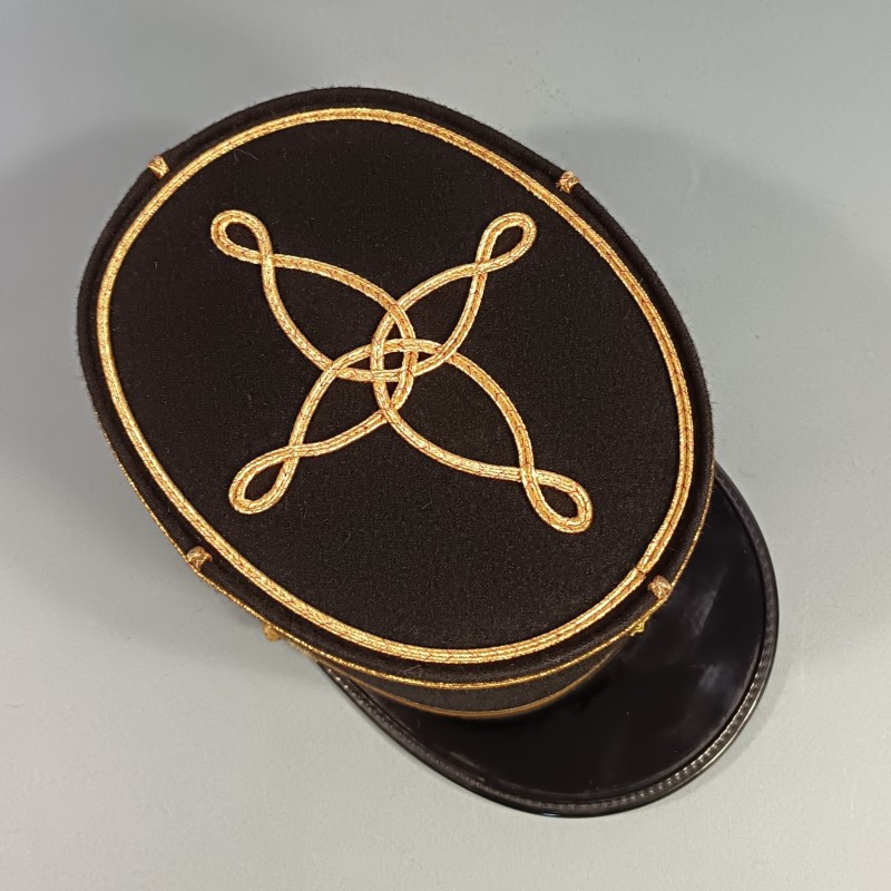 KEPI D'ADJUDANT CHEF DU 8 ème REGMENT DE TRANSMISSION ETAT MAJOR GRENADE BRODEE ANNEES 1970 -1990 TAILLE 58TRES BON ETAT