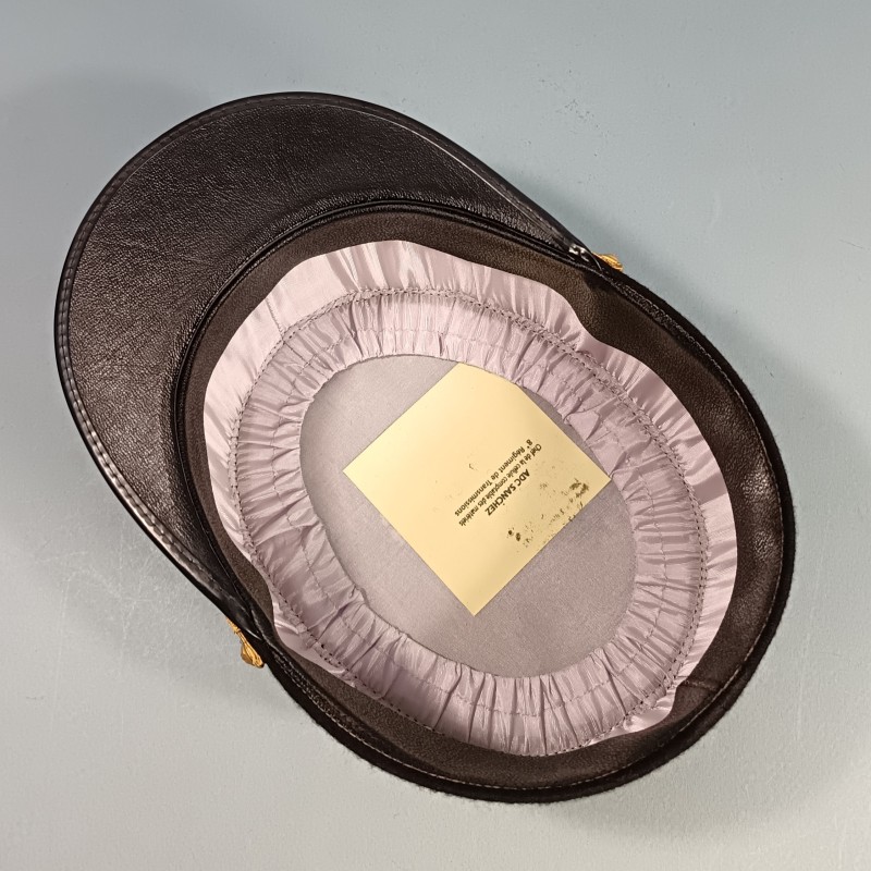 KEPI D'ADJUDANT CHEF DU 8 ème REGMENT DE TRANSMISSION ETAT MAJOR GRENADE BRODEE ANNEES 1970 -1990 TAILLE 58TRES BON ETAT