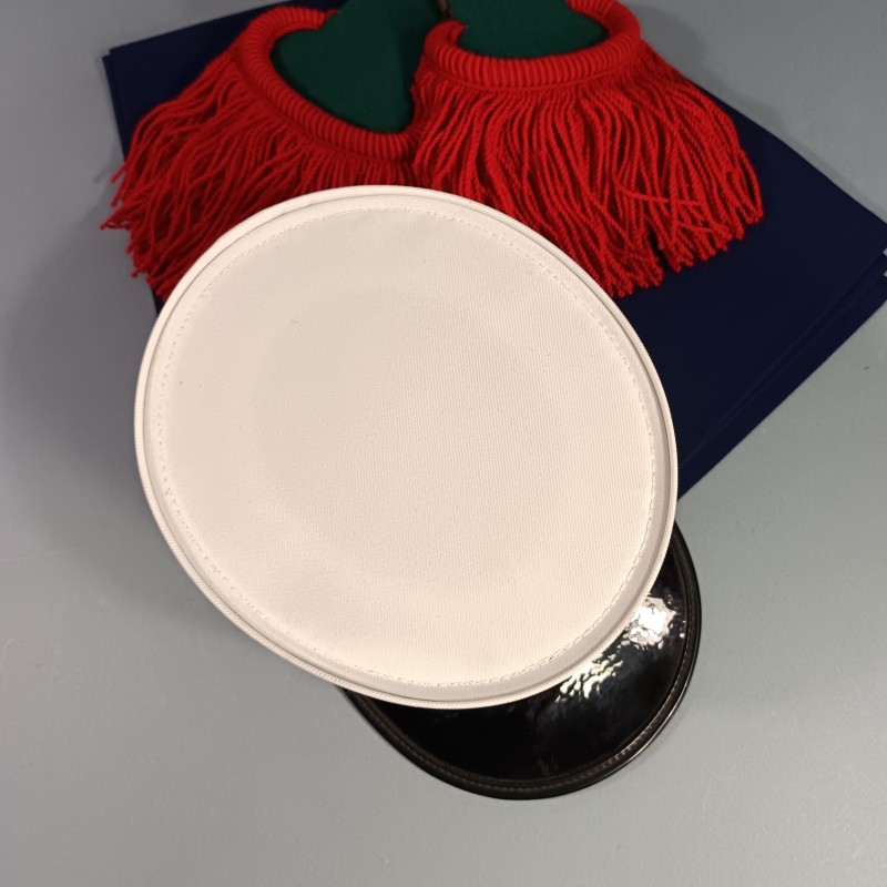 ENSEMBLE LEGIONNAIRE KEPI BLANC EPAULETTES ROUGES ET VERTES CEINTURE BLEUE LEGION ETRANGERE PARA GENIE INFANTERIE