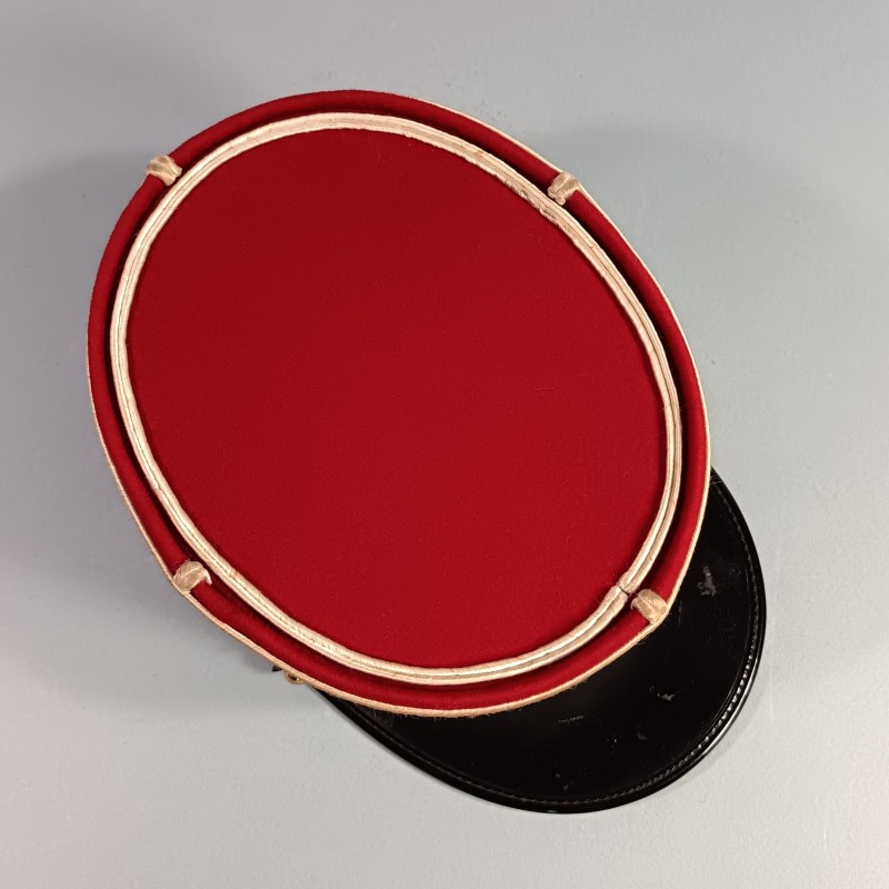 KEPI DE CAVALERIE TROUPE SPAHIS ALGERIENS OU RSA ANNEES 1950 - 1960 TAILLE 55 FABRICATION BARBIER-MERIGARD SAUMUR