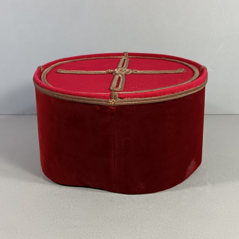 KEPI D'ADJUDANT CHEF DU SERVICE DE SANTE DES ARMEES MEDECIN INFIRMIER MILITAIRE MODELE 1919 - 1931 TAILLE 58