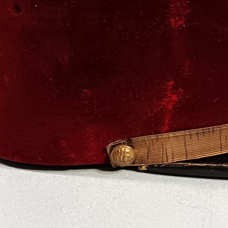 KEPI D'ADJUDANT CHEF DU SERVICE DE SANTE DES ARMEES MEDECIN INFIRMIER MILITAIRE MODELE 1919 - 1931 TAILLE 58