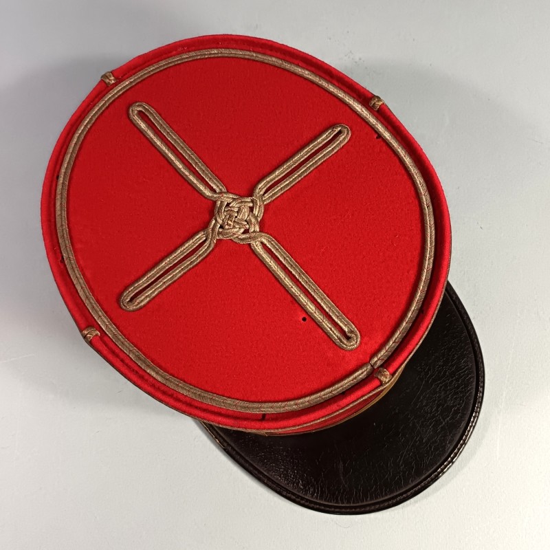 KEPI D'ADJUDANT CHEF DU SERVICE DE SANTE DES ARMEES MEDECIN INFIRMIER MILITAIRE MODELE 1919 - 1931 TAILLE 58