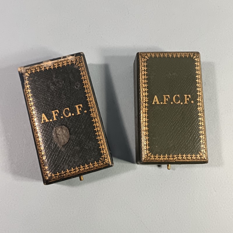 ENSEMBLE DE 3 MEDAILLES DE L'ASSOCIATION FRATERNELLE DES EMPLOYES ET OUVRIERS DES CHEMINS DE FER FRANCAIS AFCF