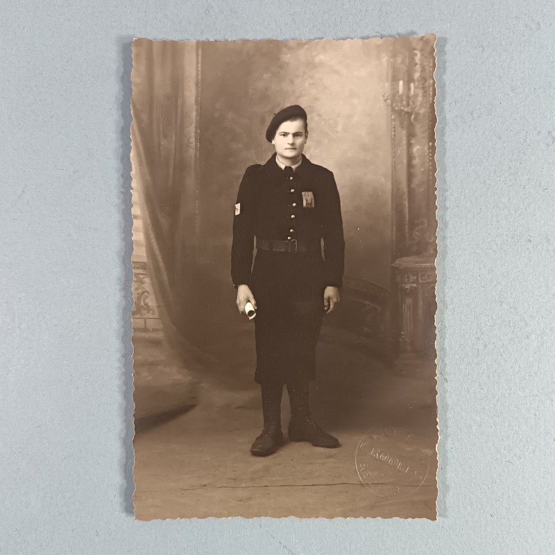 PHOTO FORMAT CPA 23 ème CJF CHANTIERS DE JEUNESSE ST PONS HERAULT 1940 1944 E. ROQUES A BEZIERS