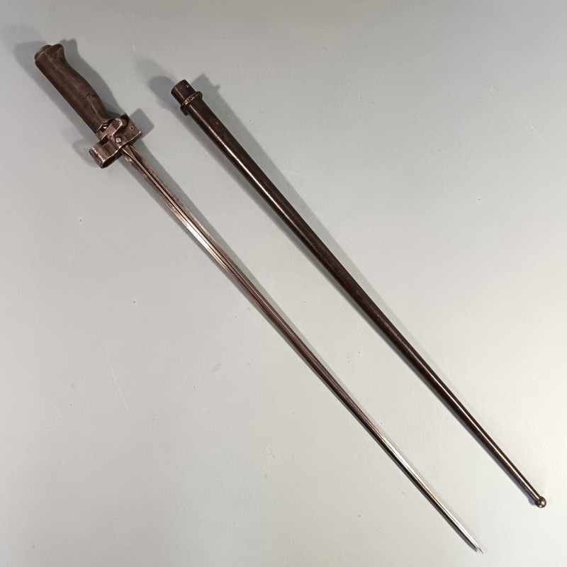 BAIONNETTE LEBEL MODELE 1886 MODIFIEE 1916 SANS QUILLON POIGNEE FER "LA ROSALIE" GUERRE 1914 1918 NUMEROS DIFFERENTS