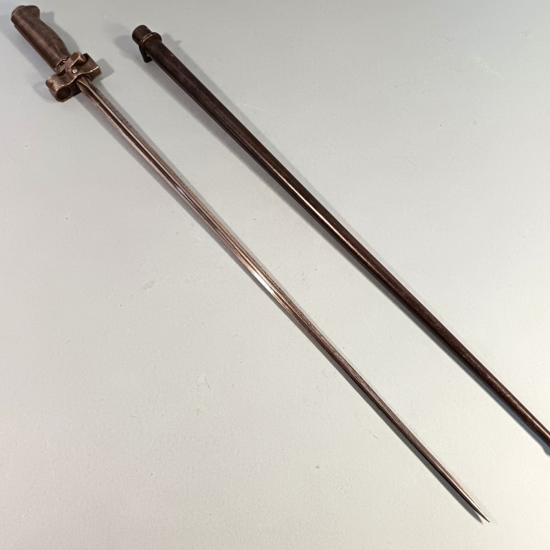 BAIONNETTE LEBEL MODELE 1886 MODIFIEE 1916 SANS QUILLON POIGNEE FER "LA ROSALIE" GUERRE 1914 1918 NUMEROS DIFFERENTS