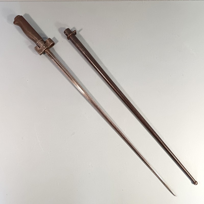 BAIONNETTE LEBEL MODELE 1886 MODIFIEE 1916 SANS QUILLON POIGNEE FER "LA ROSALIE" GUERRE 1914 1918 NUMEROS DIFFERENTS