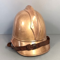 CASQUE DE SAPEURS POMPIESR ALLEMANDS VERS 1900 GERMAN FIREFIGHTER'S HELMET FABRICANT J.G. LIER A BIBERACH RISS