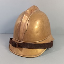 CASQUE DE SAPEURS POMPIERS ALLEMANDS VERS 1900 GERMAN FIREFIGHTER'S HELMET FABRICANT J.G. LIER A BIBERACH RISS