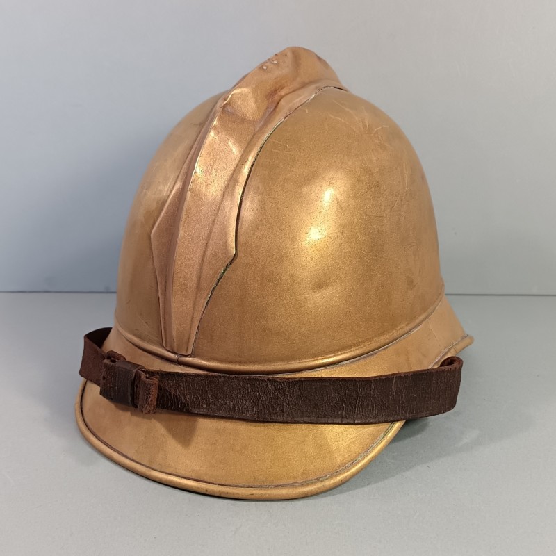 CASQUE DE SAPEURS POMPIERS ALLEMANDS VERS 1900 GERMAN FIREFIGHTER'S HELMET FABRICANT J.G. LIER A BIBERACH RISS