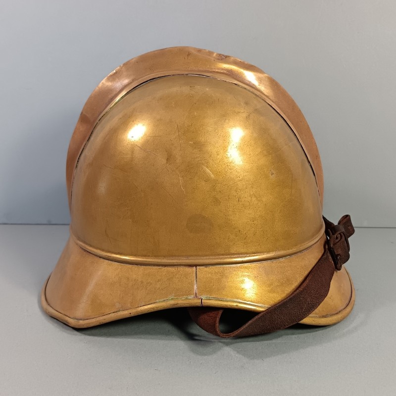 CASQUE DE SAPEURS POMPIERS ALLEMANDS VERS 1900 GERMAN FIREFIGHTER'S HELMET FABRICANT J.G. LIER A BIBERACH RISS
