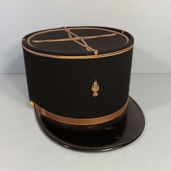 KEPI D'ADJUDANT CHEF D'UN REGMENT D'ARTILLERIE ETAT MAJOR GRENADE BRODEE ANNEES 1970 -1990 TAILLE 58