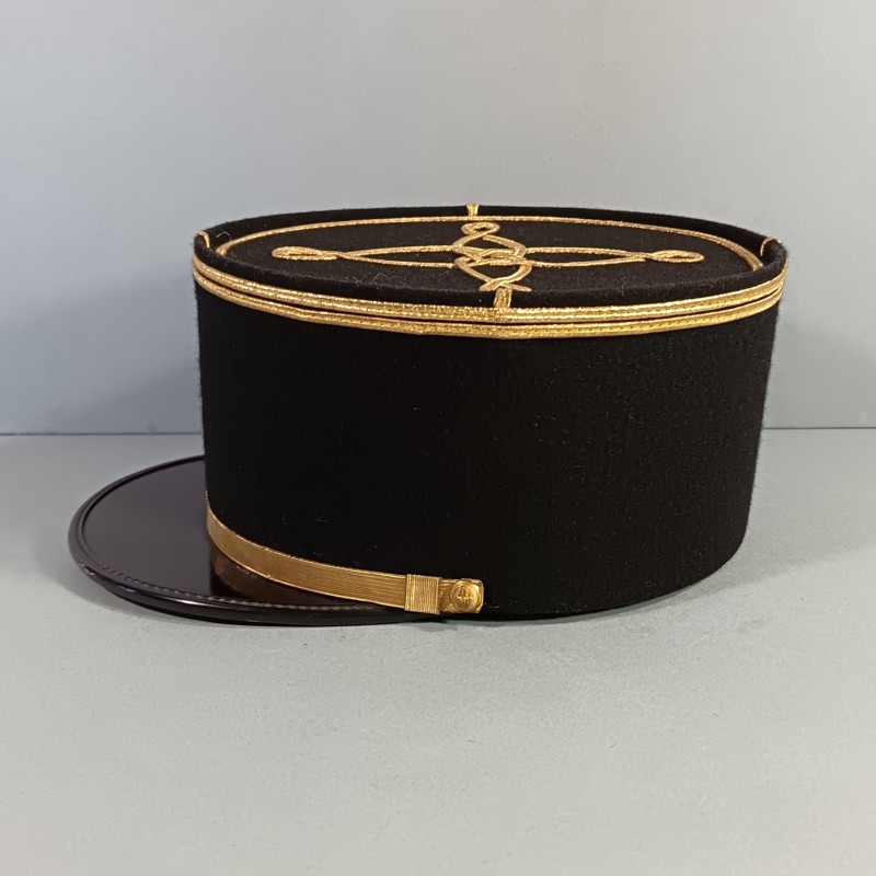 KEPI DE LIEUTENANT D'UN REGMENT DU GENIE ETAT MAJOR GRENADE BRODEE ANNEES 1970 -1990 TAILLE 57