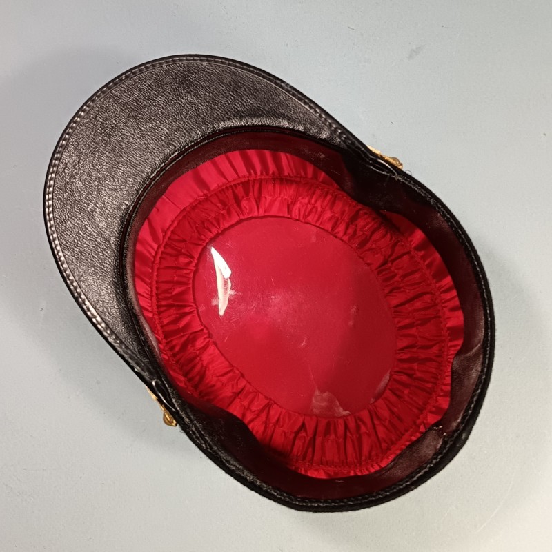 KEPI DE LIEUTENANT D'UN REGMENT DU GENIE ETAT MAJOR GRENADE BRODEE ANNEES 1970 -1990 TAILLE 57