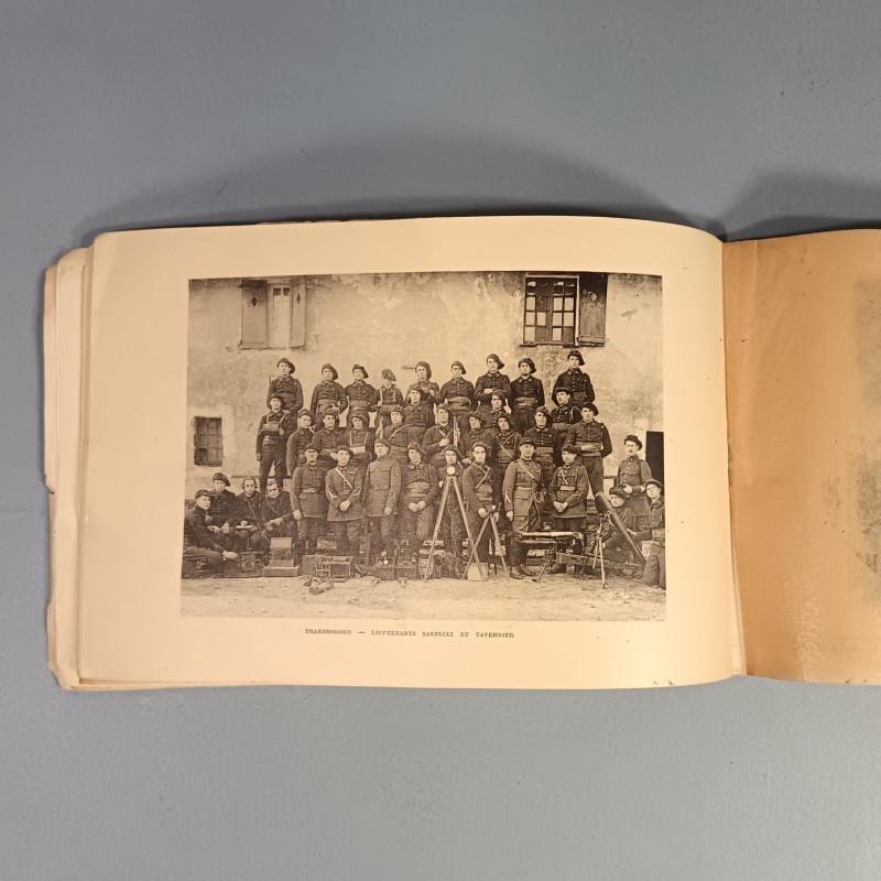ALBUM PHOTOS REGIMENTAIRE SOUVENIR DU 24 ème BATAILLON DE CHASSEURS ALPINS 1930 ET CITATION VILLEFRANCHE SUR MER