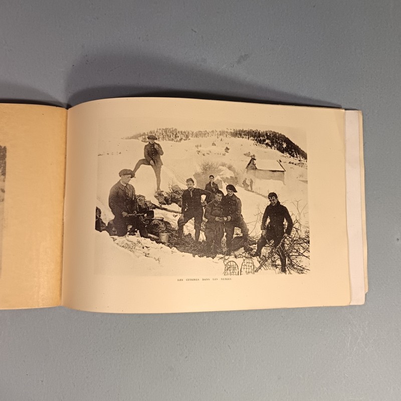 ALBUM PHOTOS REGIMENTAIRE SOUVENIR DU 24 ème BATAILLON DE CHASSEURS ALPINS 1930 ET CITATION VILLEFRANCHE SUR MER