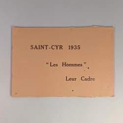 ALBUM PHOTOS DE TYPE REGIMENTAIRE SAINT CYR 1935 LES HOMMES LEUR CADRE ST CYR ECOLE MILITAIRE