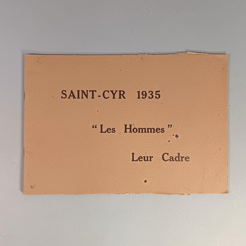 ALBUM PHOTOS DE TYPE REGIMENTAIRE SAINT CYR 1935 LES HOMMES LEUR CADRE ST CYR ECOLE MILITAIRE