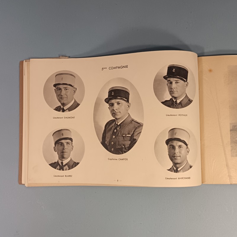 ALBUM PHOTOS DE TYPE REGIMENTAIRE SAINT CYR 1935 LES HOMMES LEUR CADRE ST CYR ECOLE MILITAIRE