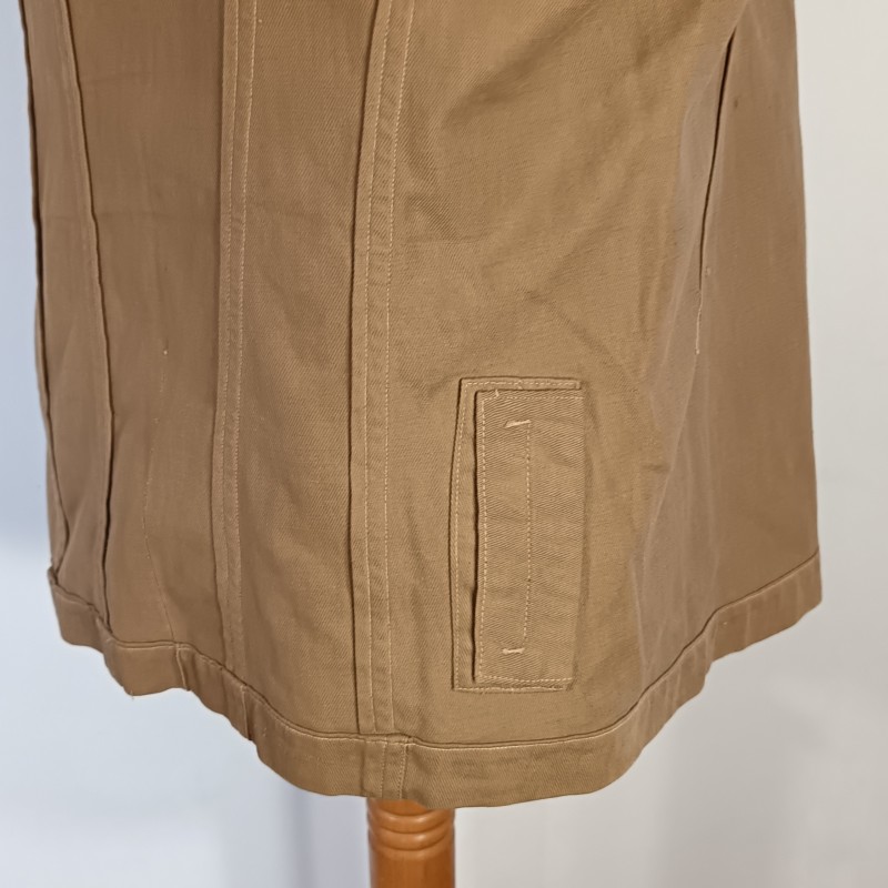 VAREUSE VESTE OFFICIER OU SOUS OFF MODELE 1880-1893 TROUPE COLONIALES BOUTONS LEGION COULEUR BEIGE SABLE