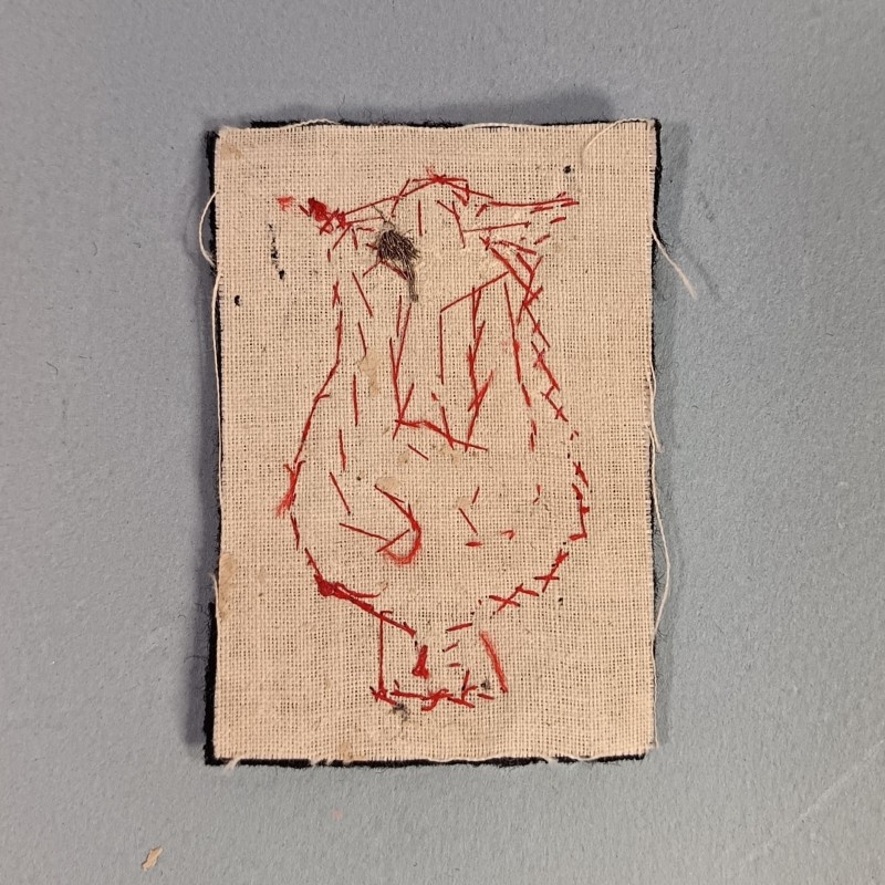 INSIGNE TISSU BREVET DE MUSICIEN FANFARE MILITAIRE SECOND EMPIRE ET TROISIEME REPUBLIQUE DEBUT GUERRE 1914 1918