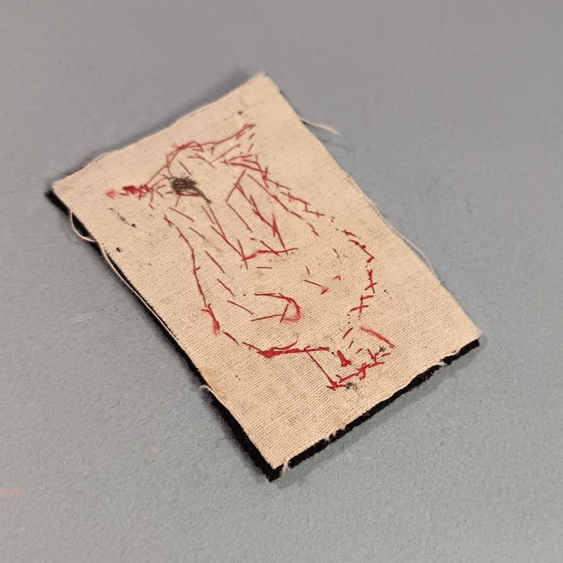 INSIGNE TISSU BREVET DE MUSICIEN FANFARE MILITAIRE SECOND EMPIRE ET TROISIEME REPUBLIQUE DEBUT GUERRE 1914 1918