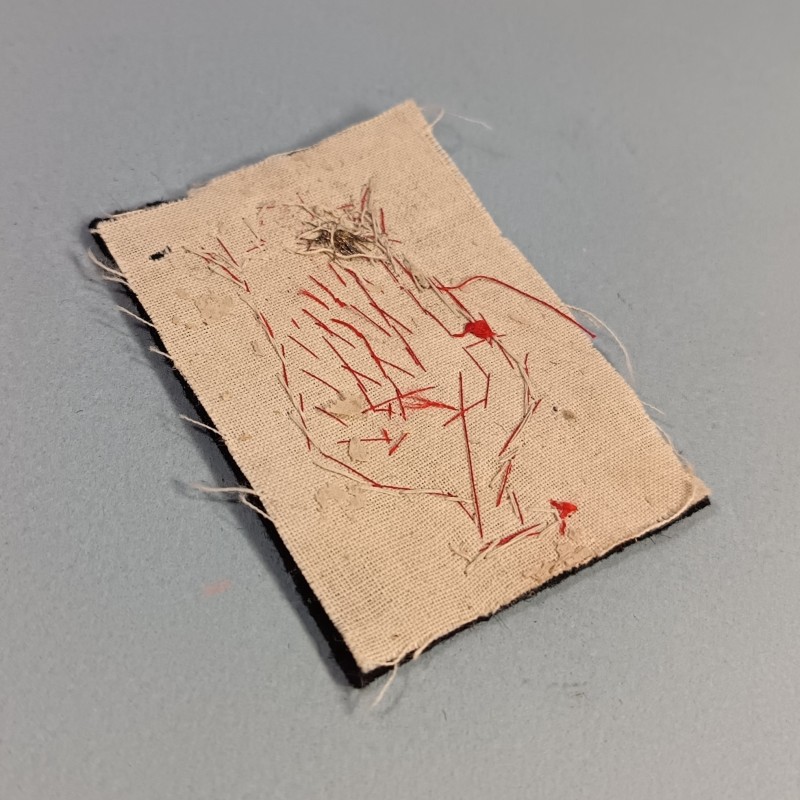 INSIGNE TISSU BREVET DE MUSICIEN FANFARE MILITAIRE SECOND EMPIRE ET TROISIEME REPUBLIQUE DEBUT GUERRE 1914 1918