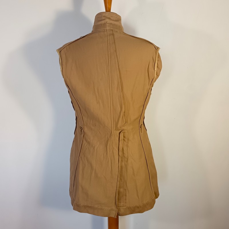 VESTE D'UNIFORME COULEUR SABLE POUR OFFICIER ET SOUS OFFICIER MODELE 1939 INFANTERIE COLONIALE OU TROUPES D'AFRIQUE