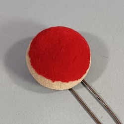 POMPON DE SHAKO MODELE 1872 1874 TOUTES ARMES COULEURS BLEU BLANC ROUGE POUR ETAT MAJOR