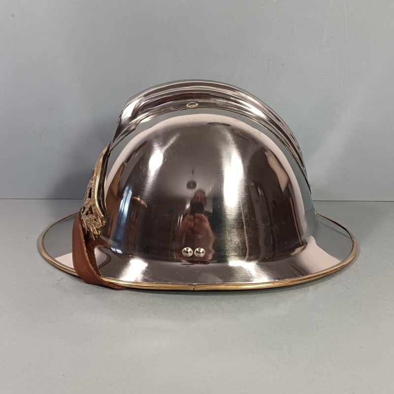 SUPERBE !! CASQUE DES SAPEURS POMPIERS DE LA VILLE DE PARIS BSPP SAPEUR-POMPIER MODELE 1933 NUMEROTE