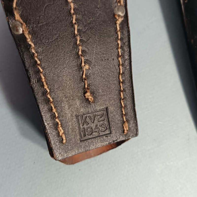 BAIONNETTE ALLEMANDE MODELE 1915 FAB ERFURT GEBR HELLER MARIENTHAL A DENTS DE SCIE MODIFIEE SECONDE GUERRE