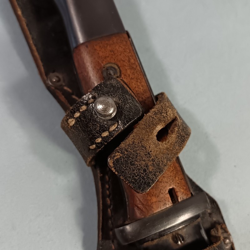 BAIONNETTE ALLEMANDE MODELE 1915 FAB ERFURT GEBR HELLER MARIENTHAL A DENTS DE SCIE MODIFIEE SECONDE GUERRE