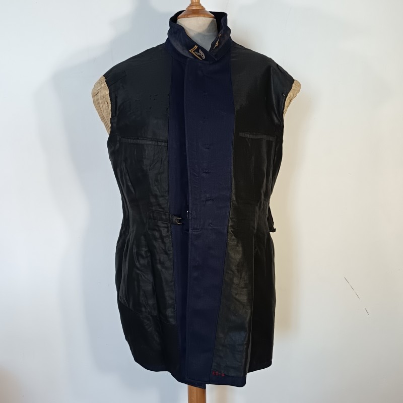 VESTE D'UNIFORME MODELE 1929 EN DRAP GRIS BLEU DU COMMANDANT BAUMONT DATEE 1936 ETAT MAJOR DES CHASSEURS ALPINS