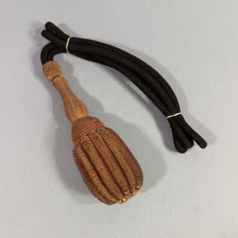 DRAGONNE EN CANNETILLE DOREE POUR SABRE FRANCAIS OFFICIER MODELE 1822 1845 1882 OFFICIER INFANTERIE