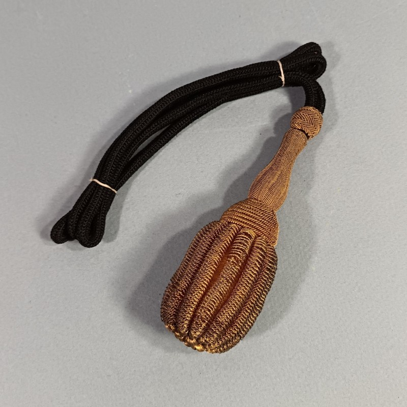 DRAGONNE EN CANNETILLE DOREE POUR SABRE FRANCAIS OFFICIER MODELE 1822 1845 1882 OFFICIER INFANTERIE