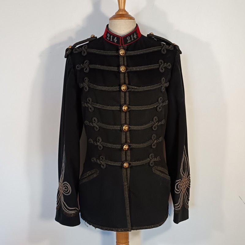 VESTE DOLMAN D'UNIFORME D'UN CAPITAINE DU 214 ème REGIMENT D'INFANTERIE 1914
