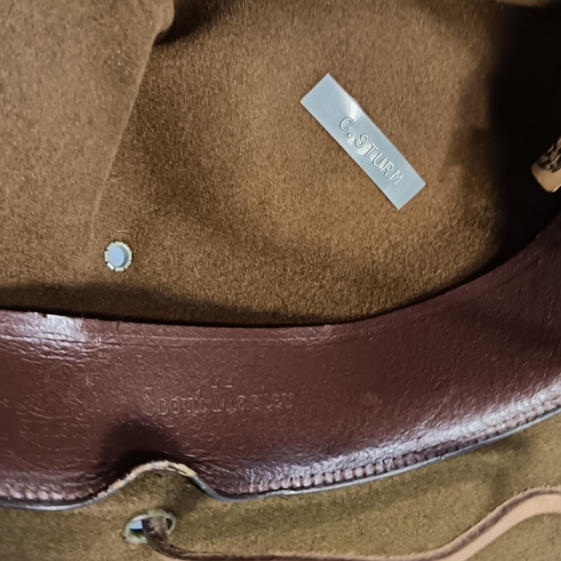 CHAPEAU SCOUT 4 BOSSES DE TYPE CANADIEN OU USMC FABRICATION AMERICAINE ANNEES 1980 TAILLE 55-56 BSA BOY SCOUT